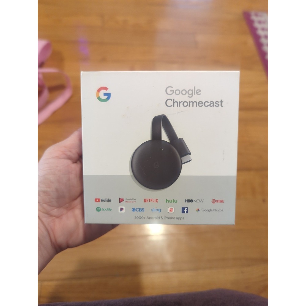 Google Chromecast Streaming Media Player (3rd Generation) - Charcoal GA00439-US